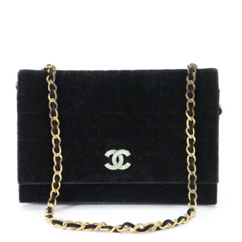 chanel mademoiselle velour single chain shoulder bag|Chanel handbags women.